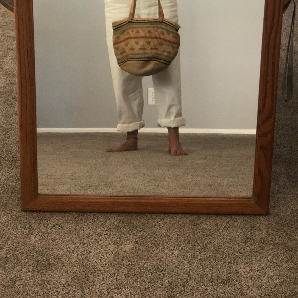 Vintage sisal bag